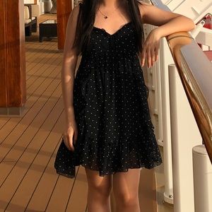 Abercrombie and Fitch Polka Dot Babydoll Dress